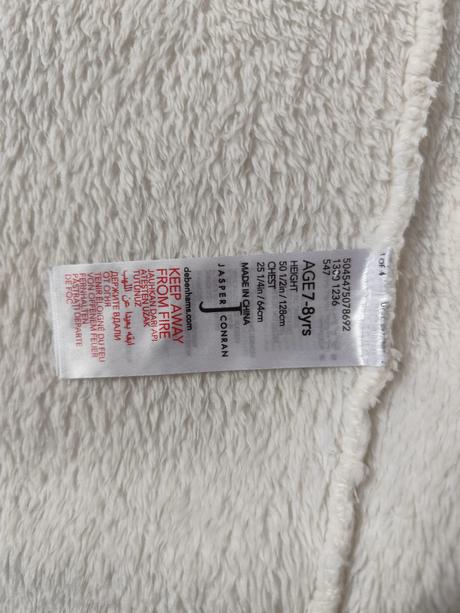 Župan dívčí plyšový, 128