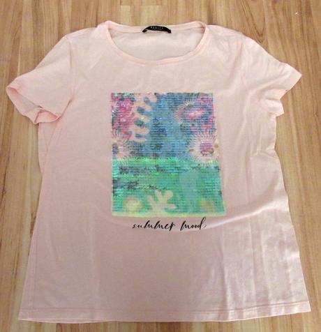 Triko s flitry, mohito,s