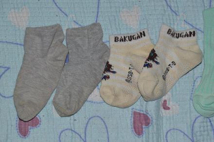 2x kotníkové ponožky bavlněné, protiskluzové, 86