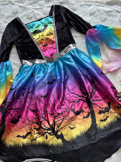 An26/kostym čarodějnice s kloboukem - v.9/10 let, 