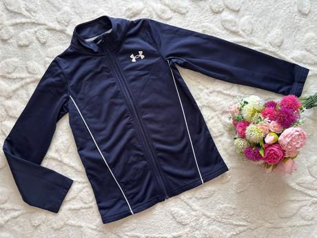 K8/ mikina funkční modrá - v.6/7 let, under armour,122
