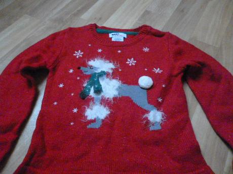 Vánoční třpytivé šaty vel.5-6, 116