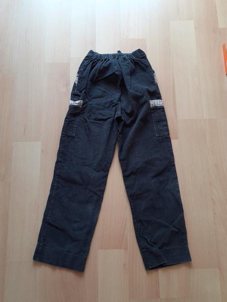 Manšestrové kalhoty veselá nohavice, 128