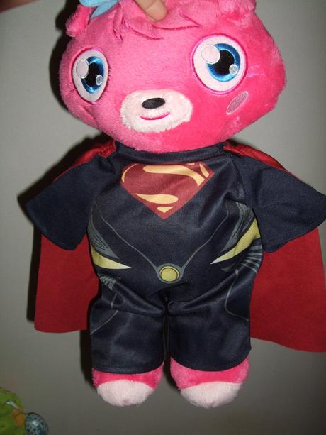 Kostým superman pre bábiku alebo plyšovú hračku,