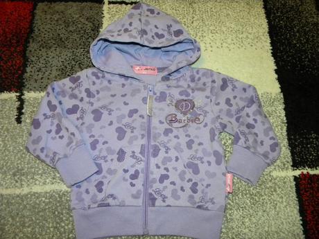 Mikina pro holku vel.86 zn.jintad s nápisem bárbie, 86