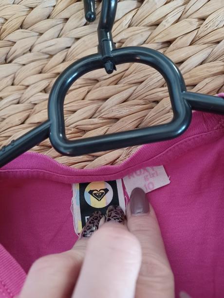 Růžové tričko roxy, roxy,140