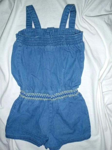 Nádherný letní vyšívaný riflový overal, cherokee,116