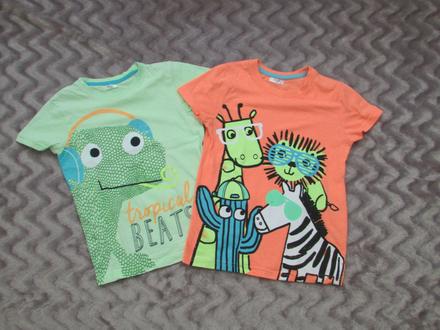 2x tričko, boys,128