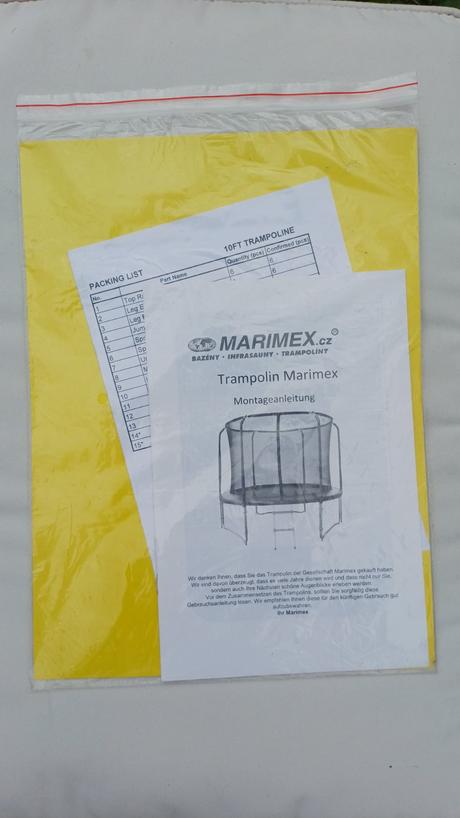 Trampolína marimex 305 cm + schůdky + ochranná síť, marimex,300-349 cm