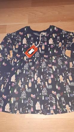 Teplakova vánoční šaty 92 next, 92