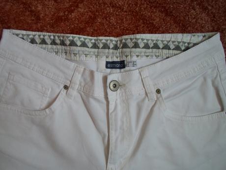 Bílé kraťasy kraťásky šortky, esmara,38