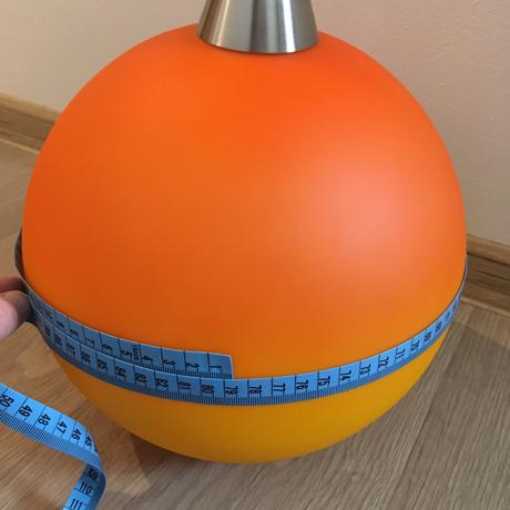 Stropní lampa skleněná, 