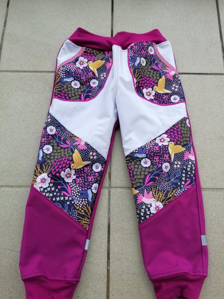 Softshellové kalhoty vel 104/110, 104 / 110