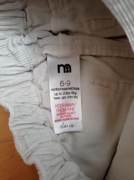 Kalhoty 62/68, next,62