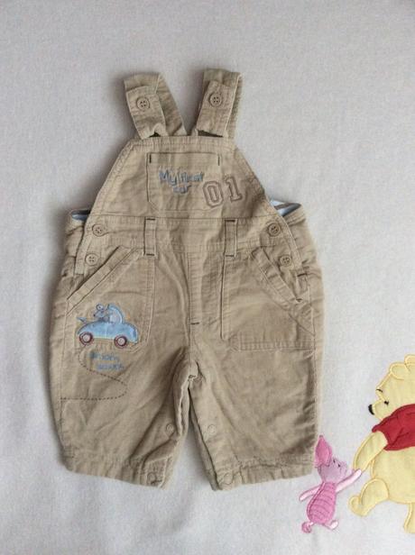 Manšestrové lacláče s autíčkem s myškou zn. bhs, bhs,56