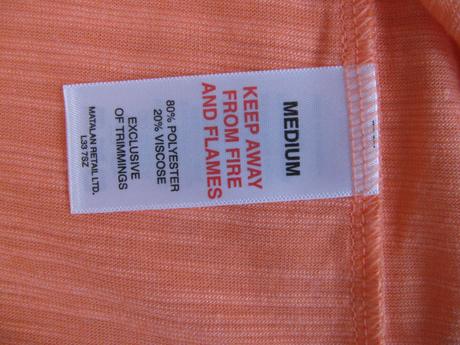 Dámské pružné tričko,barva lososová, m