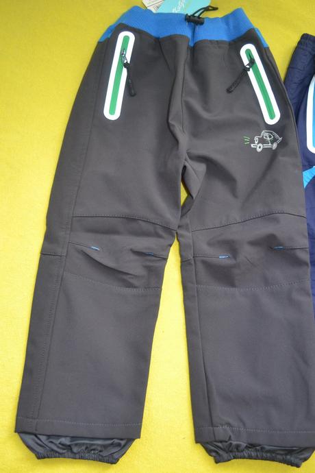 2x zimní a podz.kalhoty kugo softshellové,šusť., kugo,98