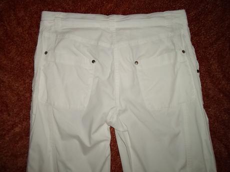 Bílé kalhoty 7/8, kraťasy 3/4 rollup, women'secret,40