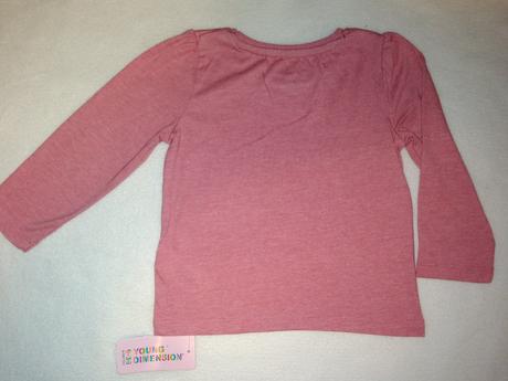 Dívčí starorůžová halenka s aplikací, young dimension,86