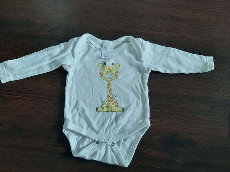 Bodyčko se žirafou velikost 56, baby club,56
