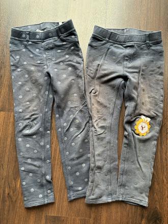 2x džegíny 116 h&m, h&m,116