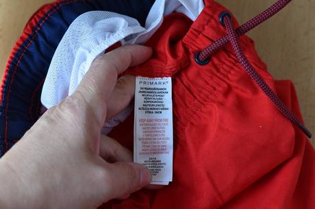 Koupací kraťasy vel. 3 - 4 roky, primark,104