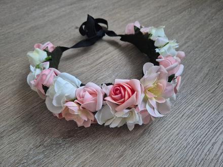 Květinová čepenka hand made děti i dospělý,