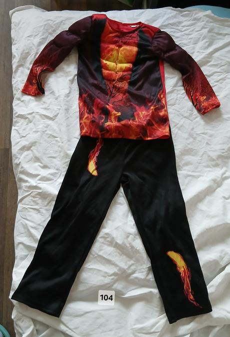 Kostým pro kluky ,ohnivec, 
