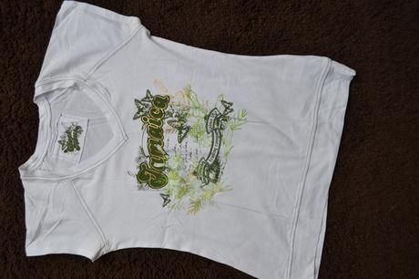 Bílé bavlněné tričko, c&a,42