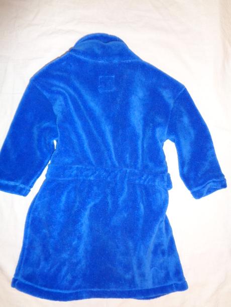 Luxusní modrý měkkoučký mikroflízový župan, primark,98