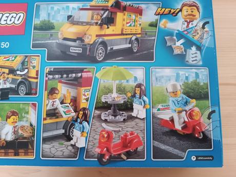 Lego city 60150 dodávka s pizzou, 
