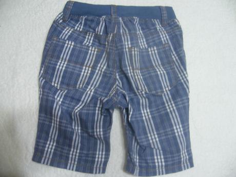 Frajerské bavlněné plátěné kratásky, h&m,92