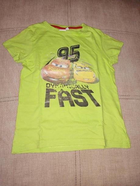 Tričko s krátkým rukávem cars, 110