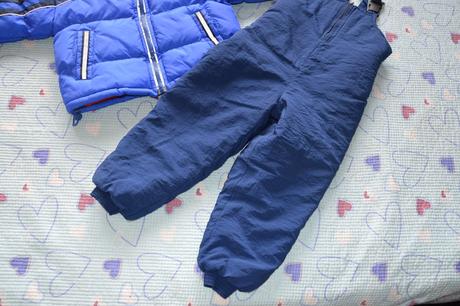 Zimní bunda oteplováky komplet, 104