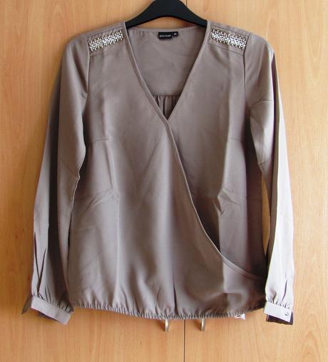 Hnědá halenka, bonprix,38