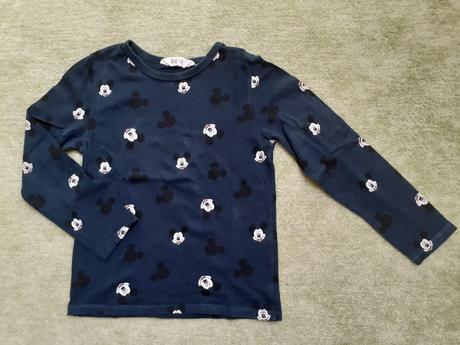 Tričko mickey mouse, h&m,122