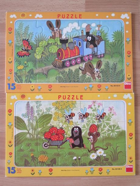 2x puzzle krtek, 