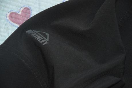 116 122 128 černá softshelová bunda, mckinley,122