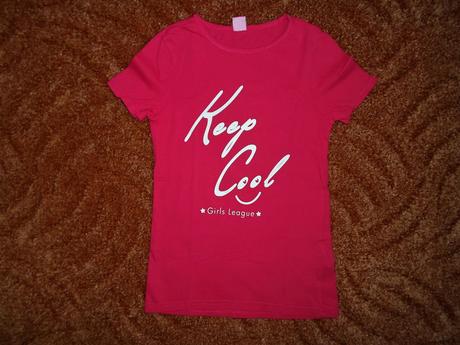 Růžové tričko triko krátký rukáv , dopodopo,116