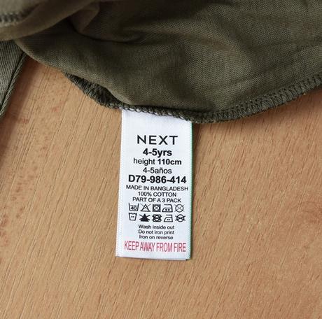 Tričko vel. 4 - 5 let, next,110