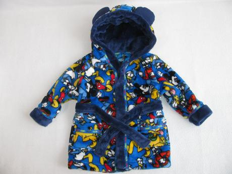 Fleecový župan s kapucí - mickey mouse, disney,74