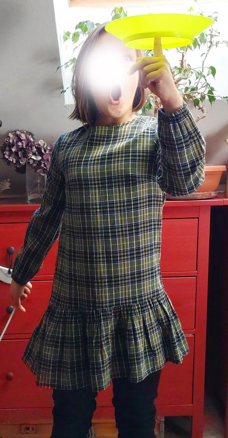 Zelené kárované šaty, coccodrillo,146