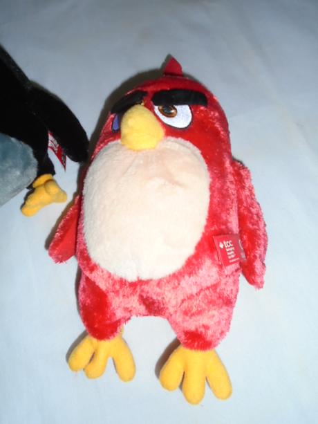 Plyšák plyšáci angry birds  červený žlutý, 