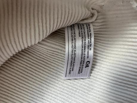 Dívčí bílý rolák c&a, vel. 134, c&a,134