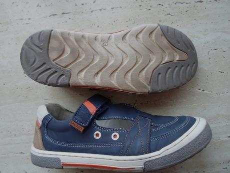 Modré boty polobotky sandály kožené, lasocki,33