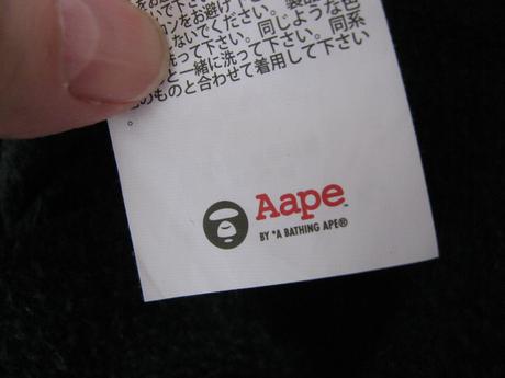 Perfektní černá bavlněná mikina aape, 152