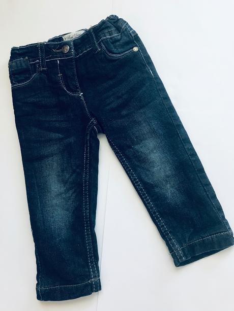 Džíny podšité - v.74/80, 74