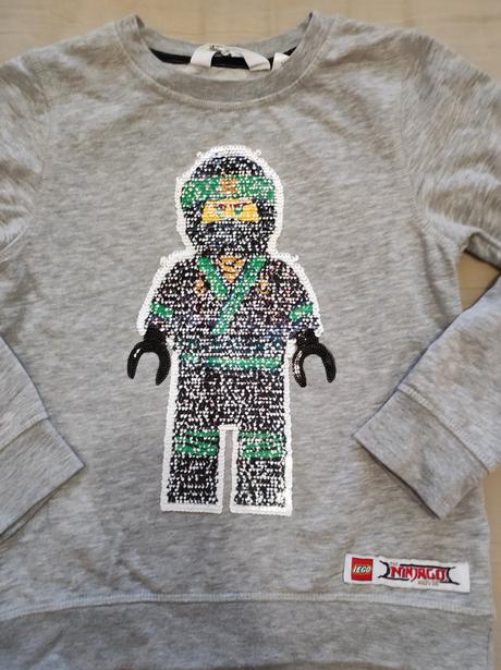 Mikina ninjago vel. 122-128, h&m,122