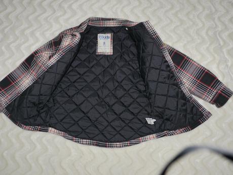 Kostkovana prosivana bunda od 77kids-americky styl, 128