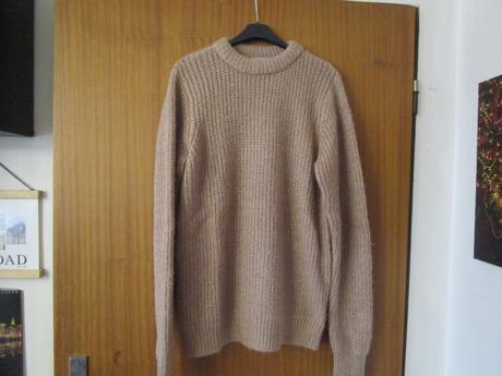 Velmi pěkný hnědý svetr, vel. s (170), jako nový, pepco,s